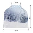 thumbnail image 2 of PKQWTM Christmas Snowy Fir Trees Nursing Cover Baby Breastfeeding Infant Feeding Cover Baby Car Seat Cover, 2 of 2