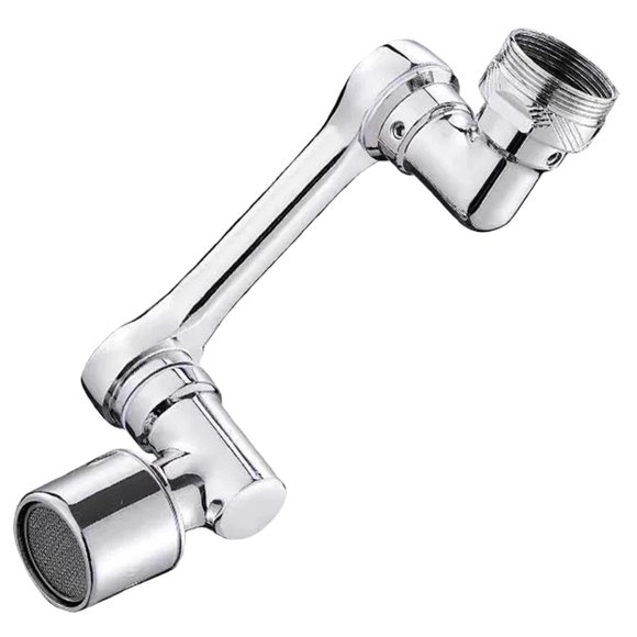 Faucet Hardware Kit Adjustable Rotating Mechanical Arm Bathroom Faucet with Proof Spout for and Hand Washing Mechanical Arm Faucet Extender Proof Washing and Mouthwash Adapt Tap Accessories Plumbing