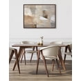 thumbnail image 6 of Kate and Laurel Sylvie Contemporary Neutral Textured Abstract Framed Canvas Wall Art by The Creative Bunch Studio, 31.5x41.5 Brown, Natural Modern Abstract Art for Wall, 6 of 7