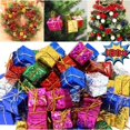 thumbnail image 2 of 180-12 piezas Mini cajas de regalo de espuma de Navidad Adornos colgantes para árbol de Navidad Cajas de regalo Decoraciones para fiestas de Año Nuevo de Navidad al por mayor, 2 of 5