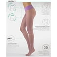 thumbnail image 5 of Calzitaly Seamless Sheer Tights with Comfortable Waistband, 15 Dernier Pantyhose(M-L, LILLA ), 5 of 6