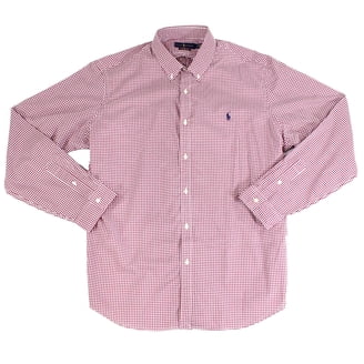 $165 Polo Ralph Lauren Men's Slim Fit LS Shirt, Gray, Size 17 43 -  Walmart.com