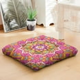 thumbnail image 4 of Zen Mystic Meditation Cushion Boho Chic Floor Pillow with Ethnic Inspired Patterns, Soft & Supportive for Extended Sitting, 4 of 5