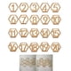 thumbnail image 3 of Inteprter Números de de 1-20 Letrero con base hexagonal Suministros rústicos para fiestas de bodas para restaurante Café Artesanía, 3 of 6