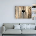 thumbnail image 3 of Trademark Fine Art 'Heart in Wood' Canvas Art by Brooke T. Ryan, 3 of 3