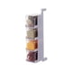 thumbnail image 1 of Caja de condimentos Caja de almacenamiento de condimentos montada en la pared Recipiente giratorio para tarros de especias de cocina, 4 capas, Blanco Kearding HA003754-09, 1 of 7