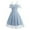 Light Blue, variant on Miqool Women's Floral Embridery Tulle Homecoming Dresses Cold Shoulder Ruffle Tea Party Cocktail Dresses Wedding Guest Dresses Prom Formal Dresses