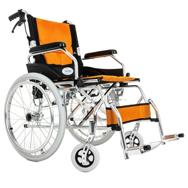 Silla De Ruedas De Aluminio Plegable Ultraligera y Ultracompacta HILPHY MEDICAL ALUMINIO