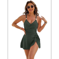 thumbnail image 2 of Women'S Swimsuit Tight Fit Backless Dark Green XXL, 2 of 6