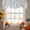 Gray, variant on Farmhouse Blue Thin Lines Tie Up Valance Curtains for Windows, Kitchen Curtains Window Treatments, Modern Striped Minimalist Short Window Shades Valances for Bedroom Bathroom Cafe 42"x12"