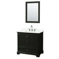 thumbnail image 4 of Wyndham Collection WCS202036SDEGTUS3M24 Deborah 36" Free Standing Single Basin Vanity Set, 4 of 7