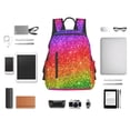 thumbnail image 4 of Yiaed Colorful Glitter Print Lightweight Backpack Travel Backpacks Hiking Daypack for Women Men, 4 of 5