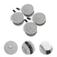 thumbnail image 2 of 4 ruedas de repuesto para cochecito: Ruedas de repuesto para andador de bebé, accesorios para andadores de cochecitos Trend, color gris claro., 2 of 7