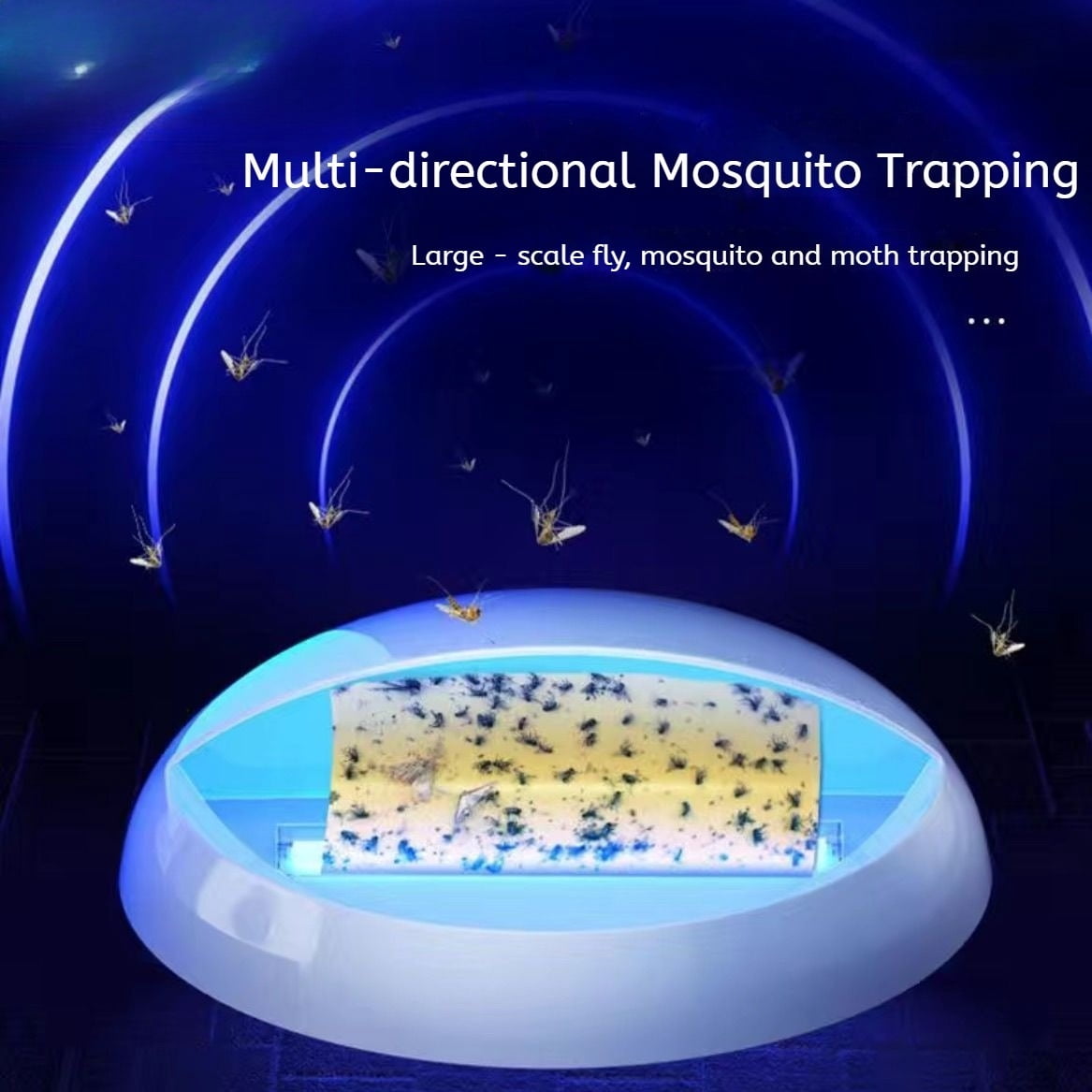 20W Electric Indoor Bug Zapper, Mosquito, Moth, Wasp, Insect Killer, Fly Zapper, Bug Lamp Light for Home, Restaurant, Office Use with Protection Mesh Film. Efficient & Effective