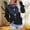 B_ Black, variant on Women's Ethnic Flower Graphic Printed Long Sleeve Crewneck Sweatshirt Fall Casual Loose Plus Size Pullover Tops for Women Black XXL