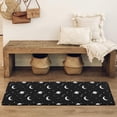 thumbnail image 4 of Black Space Moon Planet Pattern Bathroom Rugs Mat,Non Slip Microfiber Bathroom Rug,Rubber Backing,Soft Bathroom Mats for Bathroom Floor,Tub and Shower,47x17in(120x43cm), 4 of 5