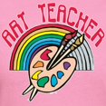 thumbnail image 3 of CafePress - Art Teacher Women's Dark T Shirt - Women's Traditional Fit Dark T-Shirt, 3 of 4