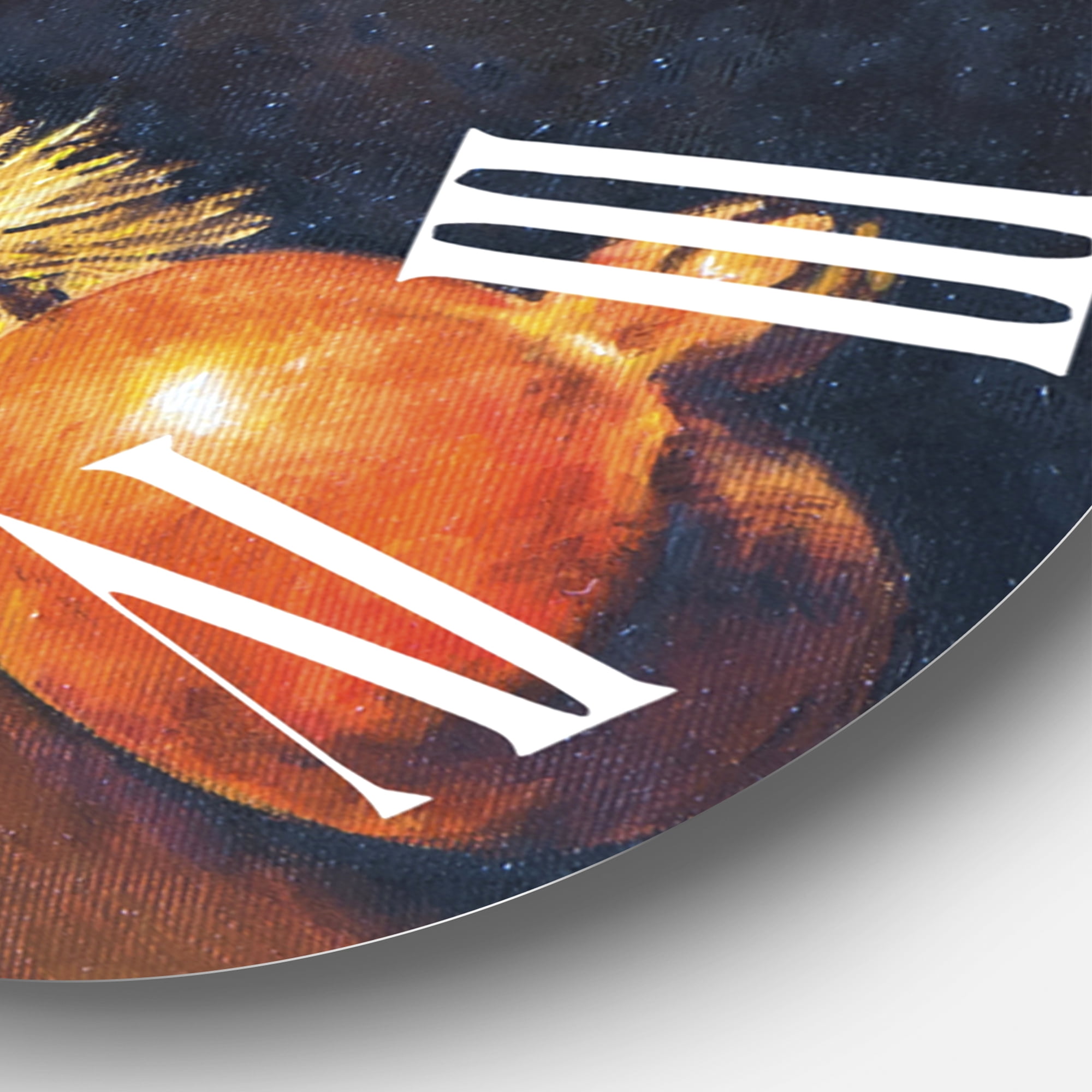 Designart 1 in Quartz Traditional Wall Clock