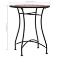 thumbnail image 4 of vidaXL Mosaic Bistro Table Brown 60cm Ceramic, 4 of 5