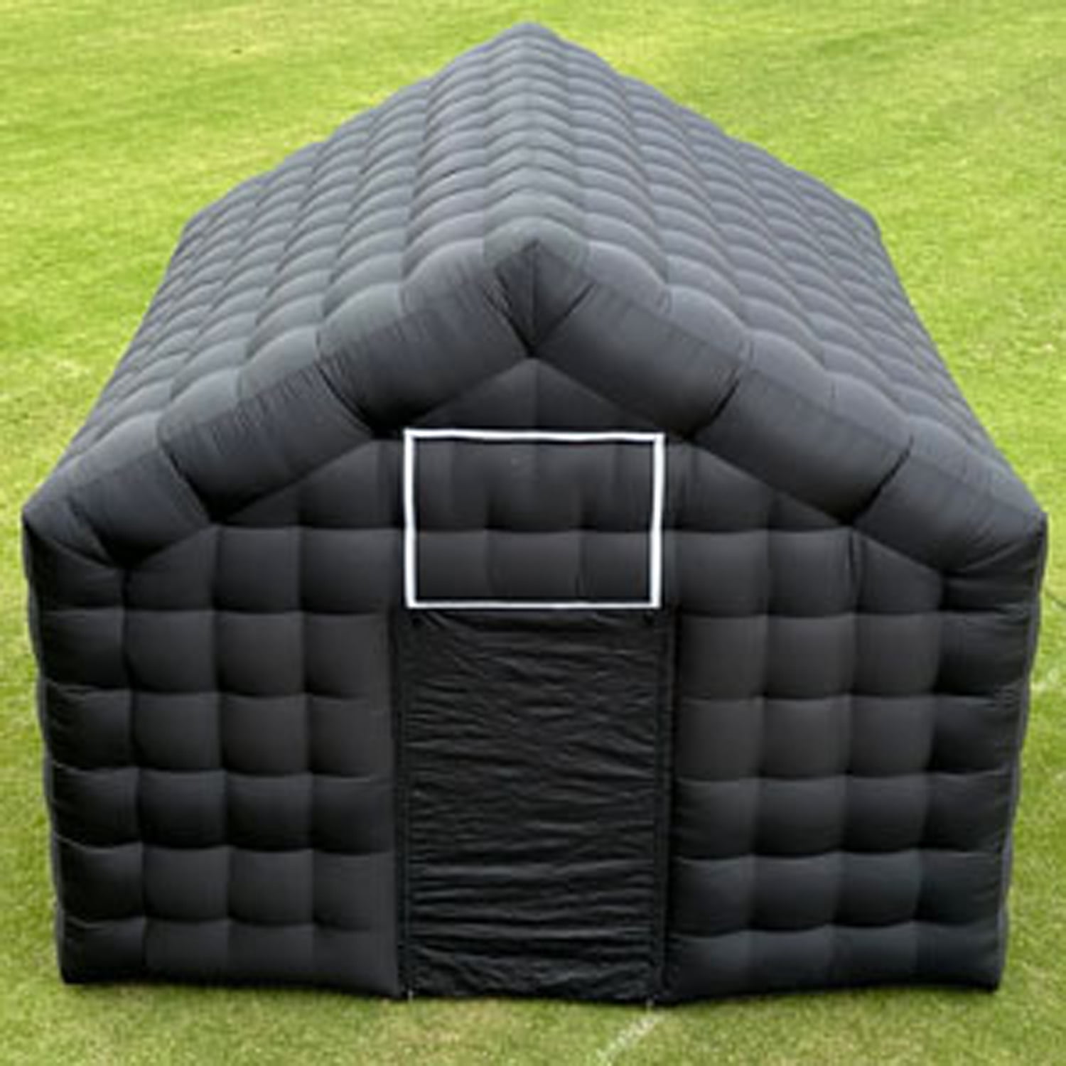 BINLE 18ft x 16ft x 14ft Inflatable Black Disco Tent, Waterproof Nylon