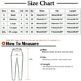 thumbnail image 3 of Women's High Waist Stretch Straight Wide Leg Blue Jeans Distressed Comfort Classic Denim Pants Trousers with Pockets, 3 of 7