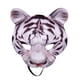 thumbnail image 1 of Mascarilla cara de tigre creativa Hugo Accesorios de Halloween de tigre Blanco, 1 of 8