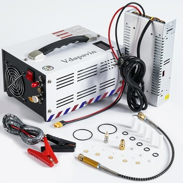 Pcp Air Compressor, 4500Psi 30Mpa - Portable and Powerful 12V DC/110V AC Pump
