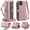 Pink, variant on Allytechgroup Wallet Case for iPhone 11 with Credit Card Slot, RFID Blocking PU Leather Flip Case with Shoulder Strap Wrist Strap Compatible with MagSafe Shockproof Full Body Cover, Black