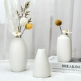 thumbnail image 2 of White Ceramic Vase Set of 10, Small Ceramic Flower Vases Bulk Bud Vases for Wedding Table Centerpieces Decor Pampas Grass Modern Boho Home Party Decor DIY Gift C95, 2 of 3