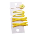 thumbnail image 2 of 5Pcs/Set Femmes Fleur Croix Givré Côté Cheveux Clip Épingle Barrette Bobby Pin, 2 of 8