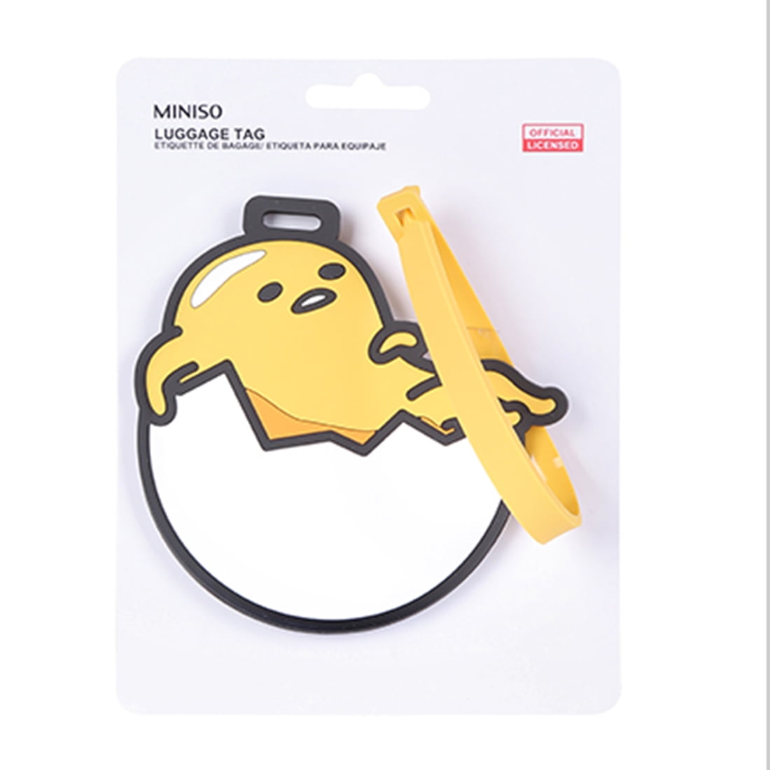 MINISO Sanrio Gudetama Luggage Tag for Journey Suitcase Plastic Suitcase Tag Personalized Luggage ID Tags Labels for Travel Walmart
