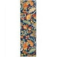 thumbnail image 3 of Nourison Allur Floral Navy Multicolor 2'3" x 7'6" Area Rug, (2x8), 3 of 8
