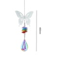 thumbnail image 2 of Campanas Viento Cristal Cuentas Metal Gota Regalo Verano (mariposa), 2 of 7
