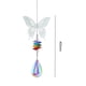 thumbnail image 2 of Campanas de Viento WDOplteas Cristal Cuentas Metal Gota Regalo Verano mariposa, 2 of 7