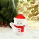 thumbnail image 4 of Mini Figuras Navideñas: Papá Noel, Muñeco de Nieve y Alces, Decoraciones de Resina | Multicolor 3X3X2,5 Cm | para Árboles de Navidad, Jardines, Bolas de Nieve y Fiestas, 4 of 6