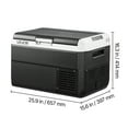 thumbnail image 4 of VEVOR 12 Volt Car Refrigerator, 42.3QT/40L Car Fridge, Portable Electric Cooler with -4℉~68℉ Adjustable Temperature, 12/24V DC and 100- 240V AC Compressor Freezer, 4 of 9