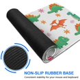 thumbnail image 6 of Long Mouse Pads for Desk,White Dinosaurs Flowers Pattern Desk Mats on Top Of Desks, Desk Mouse Pad Extra Large with 3mm Non-Slip Base and Stitched Edge for Gaming,Office,Work,Home 31.5"x11.8", 6 of 6