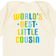 thumbnail image 4 of Inktastic Worlds Best Little Cousin Boys Long Sleeve Baby Bodysuit, 4 of 5