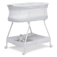 thumbnail image 7 of Delta Children Curve Bassinet, White/Grey, 7 of 7