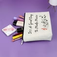 thumbnail image 6 of Music Teacher Gift Teacher Appreciation Makeup Bag Gifts for Women Thank You Gift for Music Lover Musician Music Student Graduation Gift Teacher Cosmetic Bag Gift Retirement Gift for Sister Teacher, 6 of 7