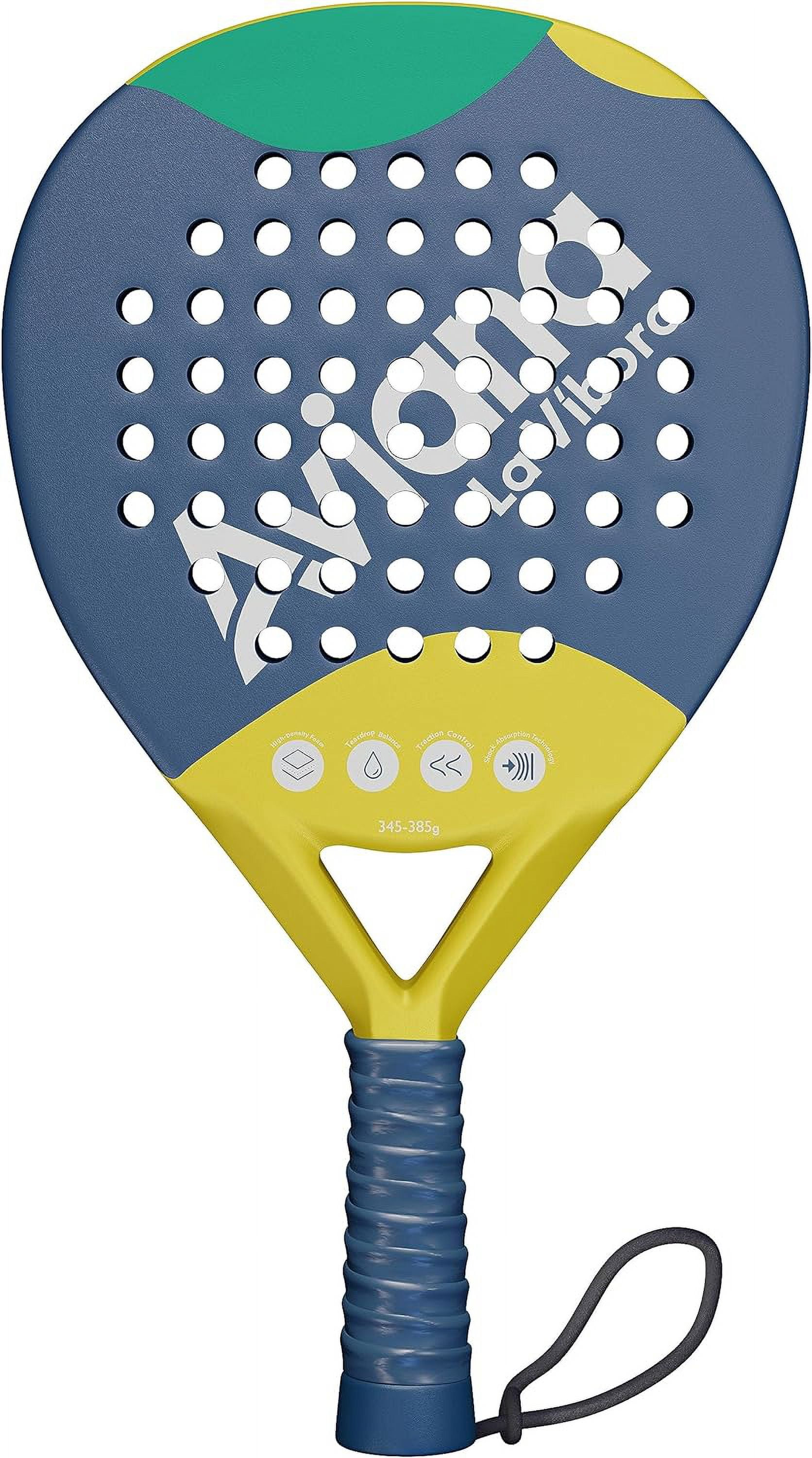 Padel Racket Rough Carbon Fiber Surface and EVA Memory Flex