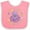 Pink and White, variant on Inktastic Octopus Cute Girls Girls Baby Bib