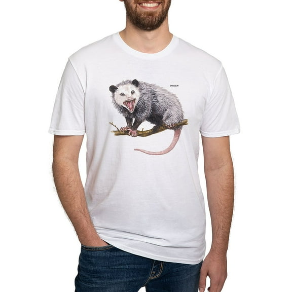 CafePress - Opossum Possum Animal Fitted T Shirt - Fitted T-Shirt, Vintage Fit Soft Cotton Tee