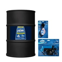 PEAK Antifreeze/Coolant, 50/50 Prediluted for All Gas/Diesel, Electric & Hybrid Vehicles, 300,000 Miles/10 Yrs, 55-gal Drum, PEAK Accessories Included