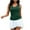 Green, variant on VBTAPA Womens Ribbed Knit Tank Top Sleeveless Ruched Tops Solid Basic Undershirts 2025 Summer Fashion Clothes Black M