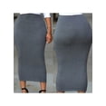 thumbnail image 4 of Women Casual High Waist Skirt Long Bodycon Stretchy Maxi Skirt Pencil Skirt, 4 of 4