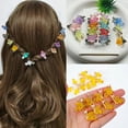 thumbnail image 6 of 10PCS Duckling Hair Clip for Girls Teens Birthday School Event Lovely Yellow Hairpins Safe Resin Hair Accessories, 6 of 9