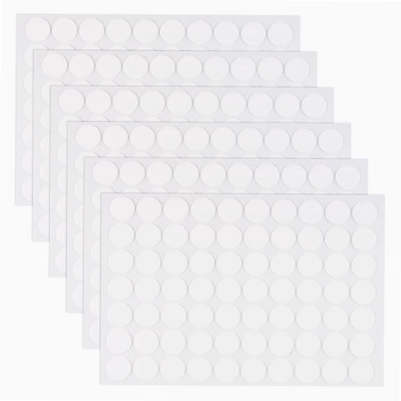420 Count Double Sided Tape 20mm Clear Sticky Tape Circle Adhesive Stickers for Wall and DIY Crafts