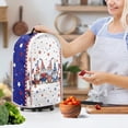 thumbnail image 3 of HELLHERO Durable Food Processor Cover with Handle There is only one dust cover 15.94"H x 9.45"L x 7.28"W, Santa Claus, 3 of 6