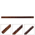 thumbnail image 3 of 1 Set Short F Key Bamboo Flute Traditional Chinese Musical Instrument Beginner-Friendly Small Woodwind Instrument for Learning and Practicing, 3 of 9